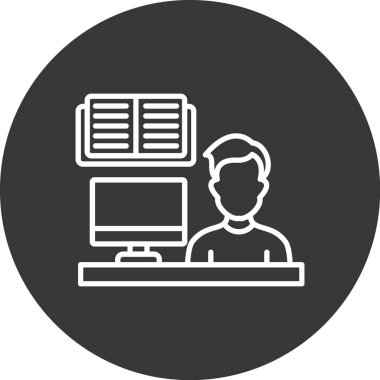 Modern simgenin vektör illüstrasyonu