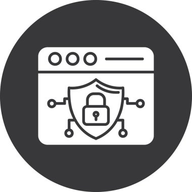 ikon vektör illüstrasyonunu kilitle