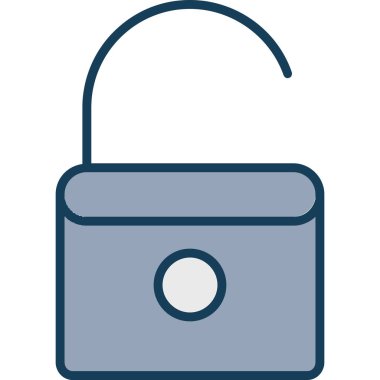 ikon vektör illüstrasyonunu kilitle