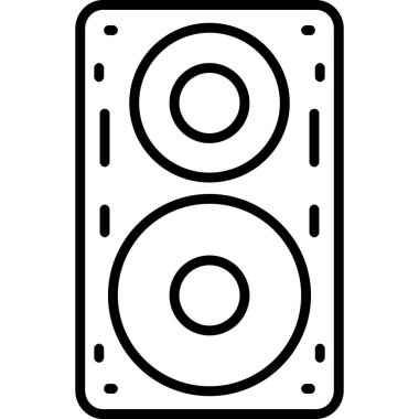 Karışık kategoride müzik hoparlörü simgesi