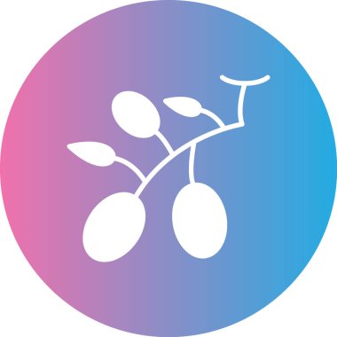 Eşsiz çiçek bitki vektörü kabartma simgesi