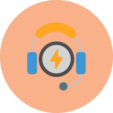 kuvvet düz vektör simgesi