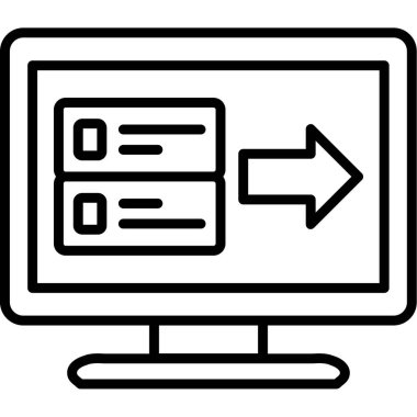 Web tasarım ikonu vektör illüstrasyonu