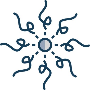 Burç işareti takımyıldız simgesi ana hat biçiminde