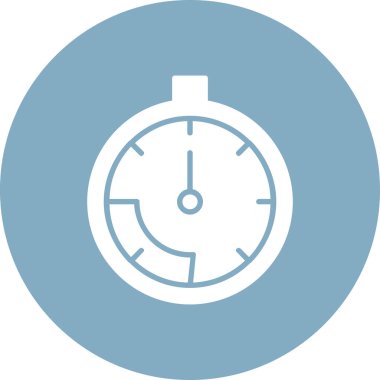 Beyaz arkaplandaki Stopwatch vektör illüstrasyonu