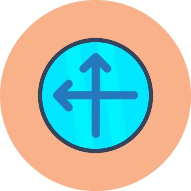 Oklar. Web simgesi basit illüstrasyon