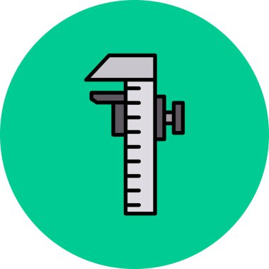 cetvelin vektör simgesi