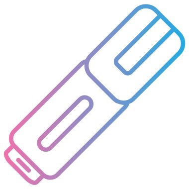 Tek bir simgenin vektör illüstrasyonu