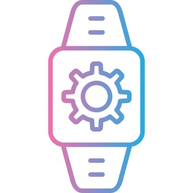 dişli simgesinin vektör illüstrasyonu