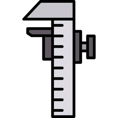 Teyp simgesi vektör çizimi ölçülüyor