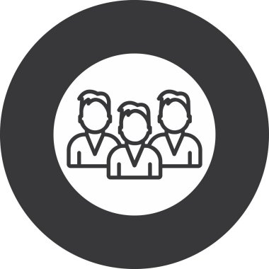 takım vektör simgesi modern illüstrasyon tasarımı