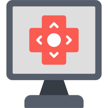 Tarayıcı. Web simgesi basit illüstrasyon