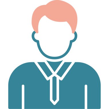 avatar erkek kişi simgesi düz stil