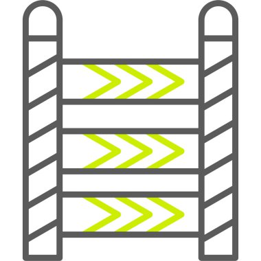 merdiven simgesi, vektör illüstrasyon tasarımı