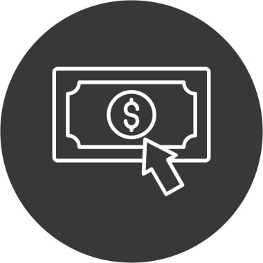 Dolar vektör simgesi modern resim