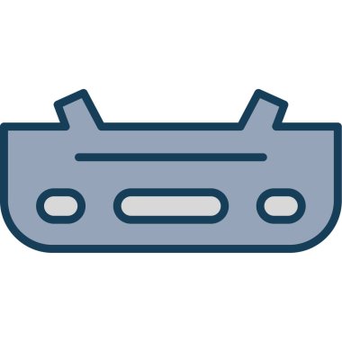 Modern b 'nin vektör illüstrasyonu eksik simgesi