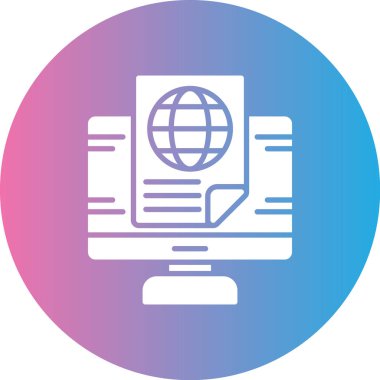 seo modern simgesinin vektör illüstrasyonu