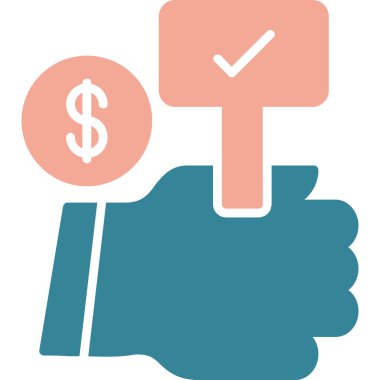 el para verme simgesi tam taslak biçimi