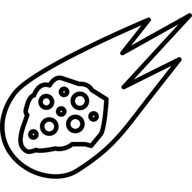 Roket. Web simgesi basit tasarım