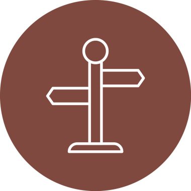 yön vektör simgesi modern basit vektör illüstrasyonu