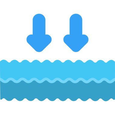 Yüzme havuzu ikonu. Renk doldurma tasarımı ile düzenlenebilir kalın taslak. vektör illüstrasyonu.