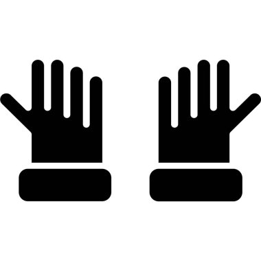 İnsan ve el ikonunun vektör çizimi. Ağ ve insan elleri ikon vektör stok illüstrasyonu.