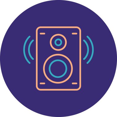 hoparlör vektör illüstrasyonu