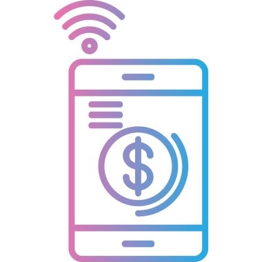 Cep telefonu. Basit resimleme