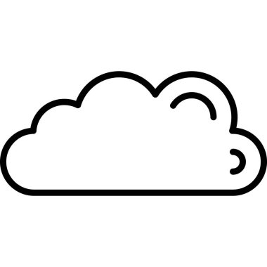 bulut hesaplama simgesi, vektör illüstrasyonu