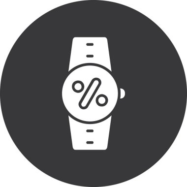 Kol saati ikon vektör illüstrasyonu