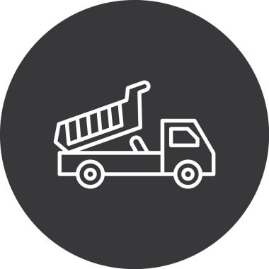 Modern oto tamir simgesinin vektör illüstrasyonu