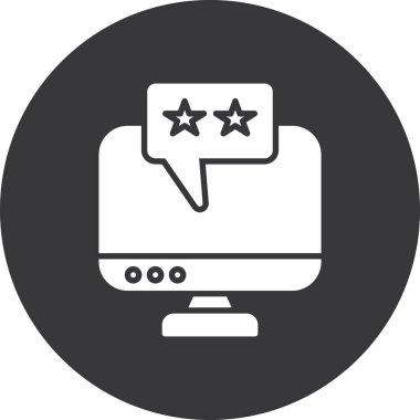 Geri besleme simgesi, vektör illüstrasyonu