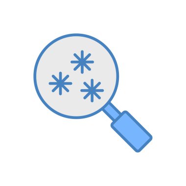 Beyaz arkaplanda arama vektörü simgesi