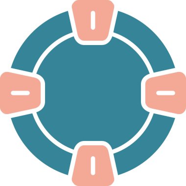 dişli simgesi vektör illüstrasyonu