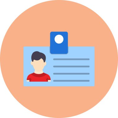 İnsan simgesinin vektör illüstrasyonu