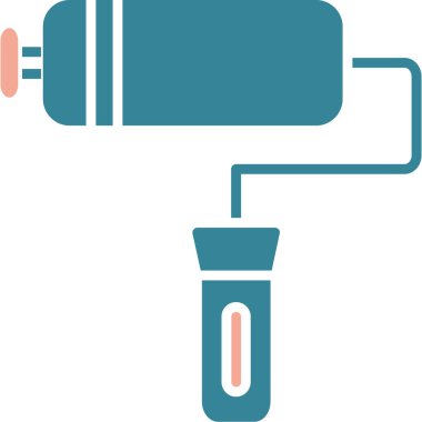 sprey şişe kutsal kişilerin resmi, vektör çizim