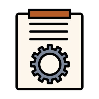 Simge Moda Biçimi İzole Arkaplanda Ayarlanıyor