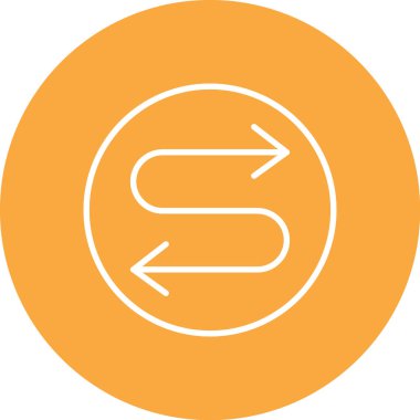 Modern bir simgenin vektör illüstrasyonu