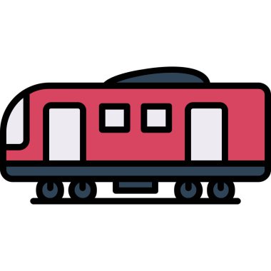 tren simgesi vektör illüstrasyonu