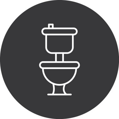 Duş. Web simgesi basit illüstrasyon