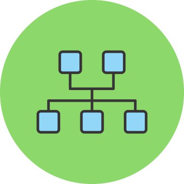 ağ paylaşım simgesi çizimi