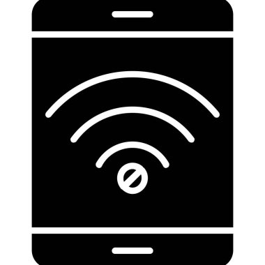 Web ve mobil uygulaması tasarımı, Wifi logo kavramı için beyaz arka plan üzerinde izole Wifi simge vektör