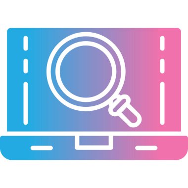 seo modern simgesinin vektör illüstrasyonu