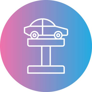 - Araba. Web simgesi basit illüstrasyon