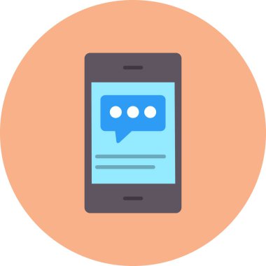 Sohbet telefon simgesi - özet biçimi