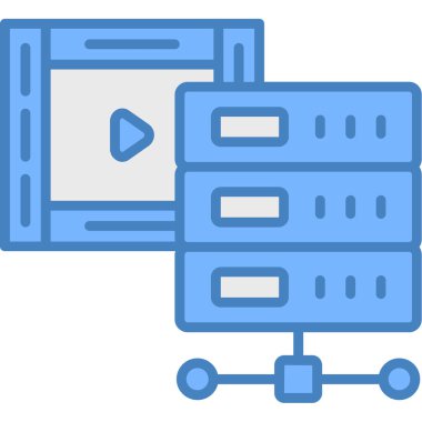 ağ paylaşım simgesi basit illüstrasyon