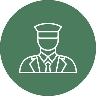 Polisin vektör illüstrasyonu