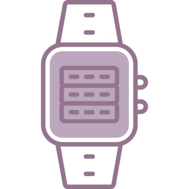 smartwatch vektör simgesi modern basit vektör illüstrasyonu