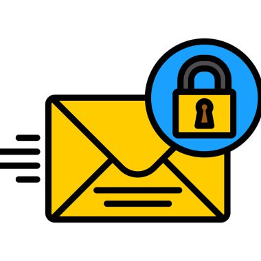 e- posta simgesini kilitle