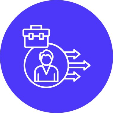 Vektör Avatar Simgesi illüstrasyonu